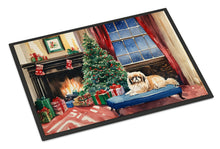 Load image into Gallery viewer, Pekingese Cozy Christmas Doormat - 18X27 Indoor / Outdoor Rug | Made in USA