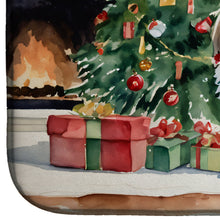 Load image into Gallery viewer, Pekingese Cozy Christmas Dish Drying Mat