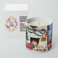 Load image into Gallery viewer, Pomeranian Cozy Christmas Decorative Soy Candle