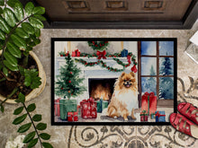 Load image into Gallery viewer, Pomeranian Cozy Christmas Doormat - 18X27 Indoor / Outdoor Rug | Made in USA