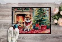 Load image into Gallery viewer, Pomeranian Cozy Christmas Doormat-24x36 Indoor / Outdoor Rug | Made in USA