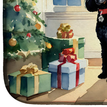 Load image into Gallery viewer, Poodle Cozy Christmas Dish Drying Mat