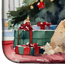 Load image into Gallery viewer, Poodle Cozy Christmas Dish Drying Mat
