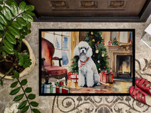 Load image into Gallery viewer, Poodle Cozy Christmas Doormat - 18X27 Indoor / Outdoor Rug | Made in USA