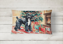 Load image into Gallery viewer, Portuguese Water Dog Cozy Christmas Throw Pillow