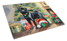 Load image into Gallery viewer, Pug Cozy Christmas Glass Cutting Boards – Durable, Decorative Kitchen Art Large