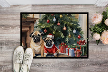 Load image into Gallery viewer, Pug Cozy Christmas Doormat - 18X27 Indoor / Outdoor Rug | Made in USA