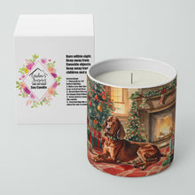 Load image into Gallery viewer, Redbone Coonhound Cozy Christmas Decorative Soy Candle