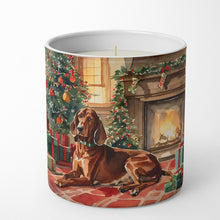 Load image into Gallery viewer, Redbone Coonhound Cozy Christmas Decorative Soy Candle