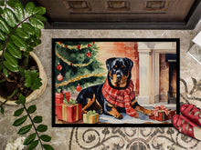 Load image into Gallery viewer, Rottweiler Cozy Christmas Doormat-24x36 Indoor / Outdoor Rug | Made in USA