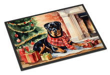 Load image into Gallery viewer, Rottweiler Cozy Christmas Doormat-24x36 Indoor / Outdoor Rug | Made in USA