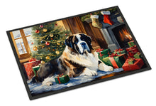 Load image into Gallery viewer, Saint Bernard Cozy Christmas Doormat-24x36 Indoor / Outdoor Rug | Made in USA