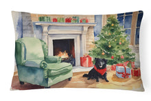 Load image into Gallery viewer, Schipperke Cozy Christmas Throw Pillow