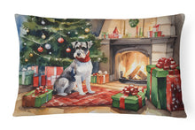 Load image into Gallery viewer, Schnauzer Cozy Christmas Throw Pillow