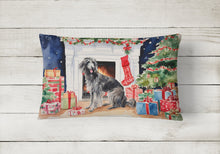 Load image into Gallery viewer, Scottish Deerhound Cozy Christmas Throw Pillow