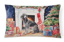 Load image into Gallery viewer, Scottish Deerhound Cozy Christmas Throw Pillow