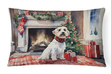 Load image into Gallery viewer, Sealyham Terrier Cozy Christmas Throw Pillow