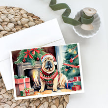 Load image into Gallery viewer, Shar Pei Cozy Christmas Greeting Cards - Blank Note Cards – 8-Pack of Artist-Designed Cards with Envelopes