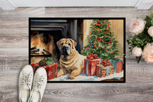 Load image into Gallery viewer, Shar Pei Cozy Christmas Doormat-24x36 Indoor / Outdoor Rug | Made in USA