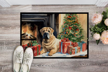 Load image into Gallery viewer, Shar Pei Cozy Christmas Doormat - 18X27 Indoor / Outdoor Rug | Made in USA