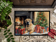 Load image into Gallery viewer, Shar Pei Cozy Christmas Doormat - 18X27 Indoor / Outdoor Rug | Made in USA