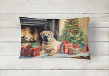 Load image into Gallery viewer, Shar Pei Cozy Christmas Throw Pillow