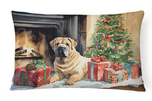 Load image into Gallery viewer, Shar Pei Cozy Christmas Throw Pillow