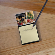 Load image into Gallery viewer, Shar Pei Cozy Christmas Sticky Note Holder- Refiilable Desk Accessory Note Pad