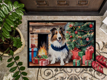 Load image into Gallery viewer, Sheltie Cozy Christmas Doormat - 18X27 Indoor / Outdoor Rug | Made in USA