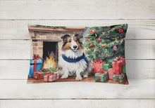 Load image into Gallery viewer, Sheltie Cozy Christmas Throw Pillow