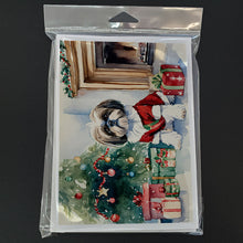 Load image into Gallery viewer, Shih Tzu Cozy Christmas Greeting Cards - Blank Note Cards – 8-Pack of Artist-Designed Cards with Envelopes
