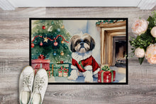 Load image into Gallery viewer, Shih Tzu Cozy Christmas Doormat - 18X27 Indoor / Outdoor Rug | Made in USA