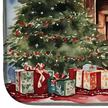 Load image into Gallery viewer, Siberian Husky Cozy Christmas Dish Drying Mat