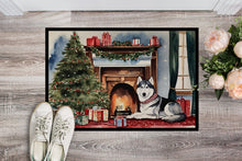 Load image into Gallery viewer, Siberian Husky Cozy Christmas Doormat-24x36 Indoor / Outdoor Rug | Made in USA