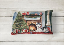 Load image into Gallery viewer, Siberian Husky Cozy Christmas Throw Pillow
