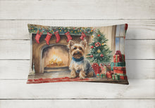 Load image into Gallery viewer, Silky Terrier Cozy Christmas Throw Pillow