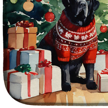 Load image into Gallery viewer, Tibetan Mastiff Cozy Christmas Dish Drying Mat