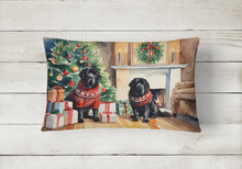 Load image into Gallery viewer, Tibetan Mastiff Cozy Christmas Throw Pillow