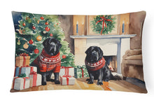 Load image into Gallery viewer, Tibetan Mastiff Cozy Christmas Throw Pillow