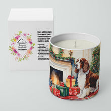Load image into Gallery viewer, Welsh Springer Spaniel Cozy Christmas Decorative Soy Candle