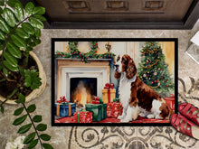 Load image into Gallery viewer, Welsh Springer Spaniel Cozy Christmas Doormat-24x36 Indoor / Outdoor Rug | Made in USA