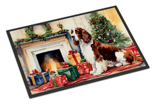 Load image into Gallery viewer, Welsh Springer Spaniel Cozy Christmas Doormat-24x36 Indoor / Outdoor Rug | Made in USA