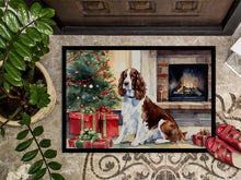 Load image into Gallery viewer, Welsh Springer Spaniel Cozy Christmas Doormat-24x36 Indoor / Outdoor Rug | Made in USA