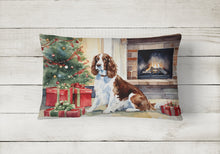 Load image into Gallery viewer, Welsh Springer Spaniel Cozy Christmas Throw Pillow