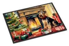 Load image into Gallery viewer, Welsh Terrier Cozy Christmas Doormat-24x36 Indoor / Outdoor Rug | Made in USA