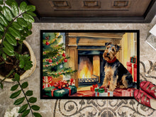 Load image into Gallery viewer, Welsh Terrier Cozy Christmas Doormat