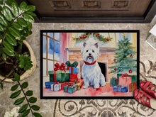 Load image into Gallery viewer, Westie Cozy Christmas Doormat - 18X27 Indoor / Outdoor Rug | Made in USA