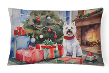 Load image into Gallery viewer, Westie Cozy Christmas Throw Pillow