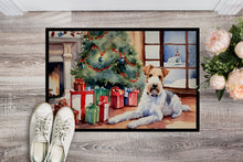 Load image into Gallery viewer, Fox Terrier Cozy Christmas Doormat-24x36 Indoor / Outdoor Rug | Made in USA