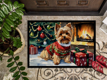 Load image into Gallery viewer, Yorkshire Terrier Cozy Christmas Doormat - 18X27 Indoor / Outdoor Rug | Made in USA